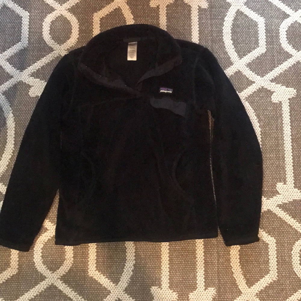 Black Re-Tool Snap-T Fleece Pullover- Women's